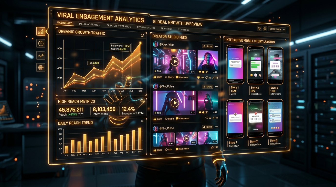 Social Media Marketing in Nepal — Viral Engagement & Organic Strategy Dashboard by Mahesh Chapagain